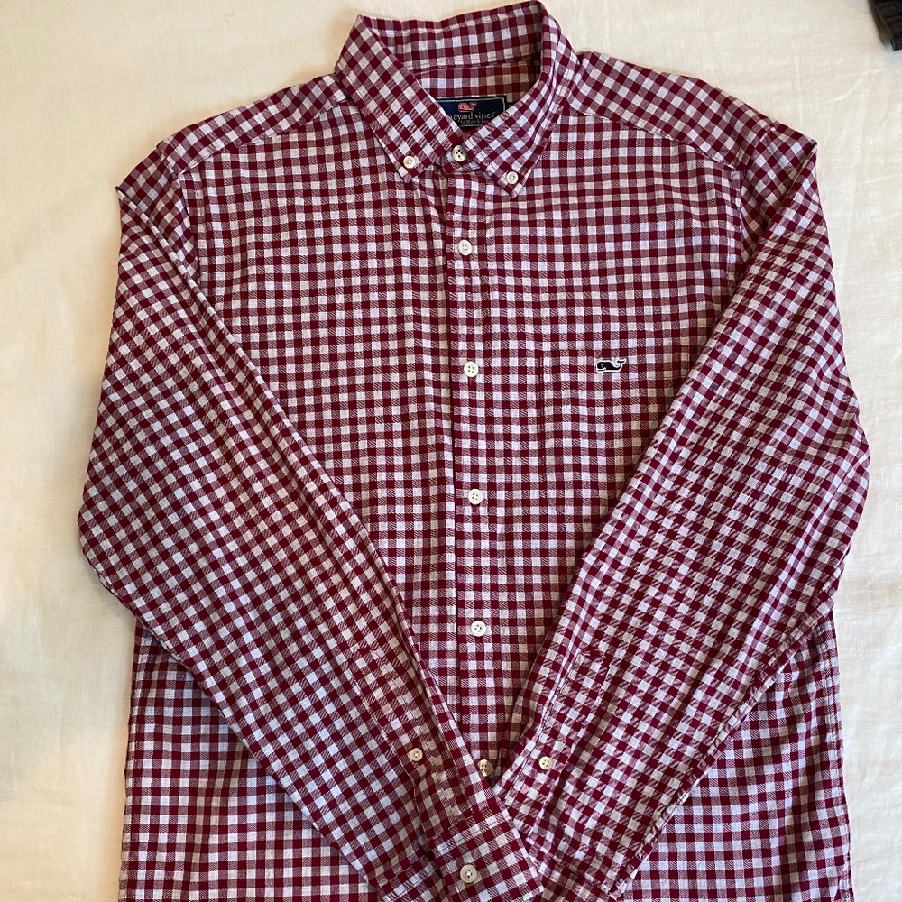 Men’s Vineyard Vines LS Shirt Medium